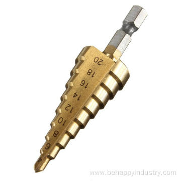 HSS Titanium Coated Step Drill Bit Set